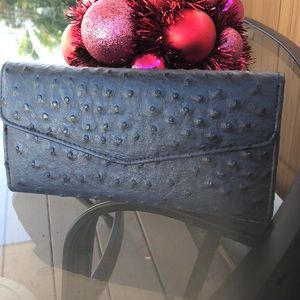 Ostrich wallet and coin purse